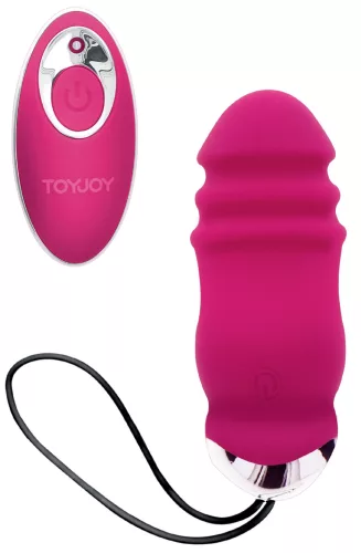 TOYJOY - BOLDOGSÁG NAPS OLDAL FEL-LE VIBRÁTOR TÁVIRÁNYÍTÁSÚ FUKSSIA