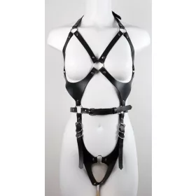 Combi Harness Punk mell fekete