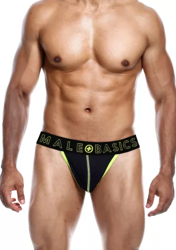 Tang NEON MaleBasics Fekete-Sárga-S
