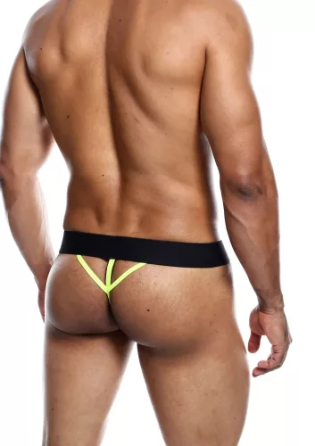 Tang NEON MaleBasics Fekete-Sárga-S