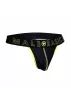 Tang NEON MaleBasics Fekete-Sárga-S