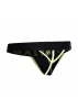 Tang NEON MaleBasics Fekete-Sárga-S