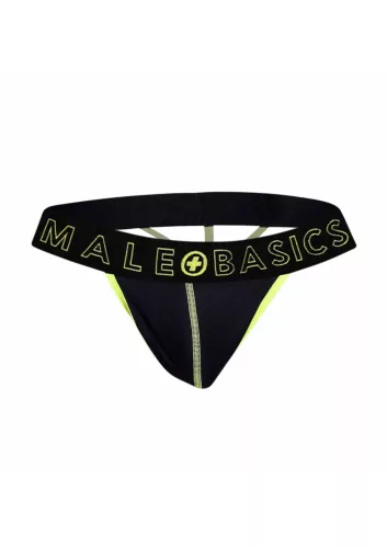 Tang NEON MaleBasics Fekete-Sárga-S