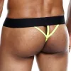 Tang NEON MaleBasics Fekete-Sárga-L