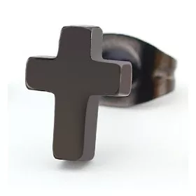 CROSS fülbevaló, fekete