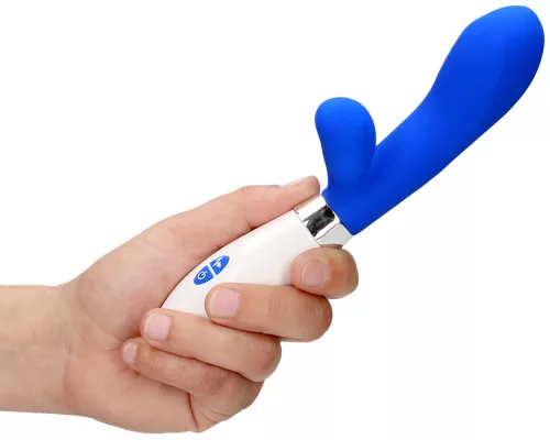 Vibro nyúl Achilleusz 20 cm kék