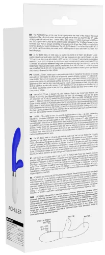 Vibro nyúl Achilleusz 20 cm kék