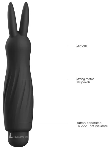 Nyúl Szófia 13cm Fekete