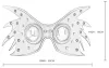 Wingy Mask Black