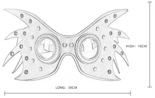Wingy Mask Black