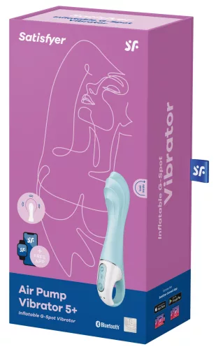 Fújható vibró légpumpa vibrátor 5 Satisfyer 12 x 3,5 cm
