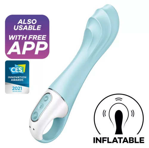 Fújható vibró légpumpa vibrátor 5 Satisfyer 12 x 3,5 cm
