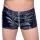 Boxer rövidnadrág VINYL ZIP fekete-XL