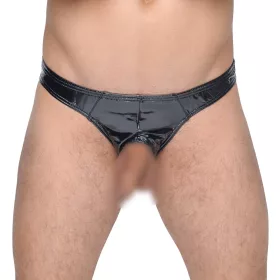 VINYL OPEN Brief Fekete-L