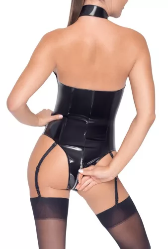 Garter Body VINYL BODY Black-M