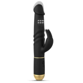   Dorcel Vibrátor Rezgő fej, 7 mód, USB töltés 27 cm fekete-arany