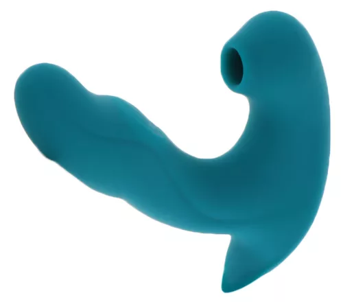 Csikló és G-pont stimulátor Örök 15 cm türkiz