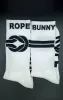 BUNNY ROPE – stílusos fehér zoknik fiatalos lendülettel-39-42
