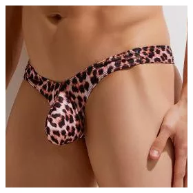 Mini Leopárd Tanga férfiaknak-M