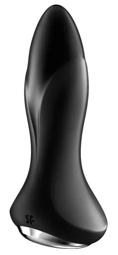 SATISFYER - ROTATOR PLUG 1+ REZGŐ DUGÓ APP BLACK