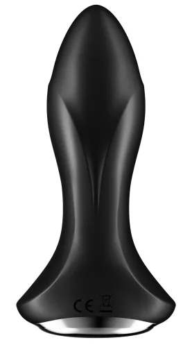 SATISFYER - ROTATOR PLUG 1+ REZGŐ DUGÓ APP BLACK