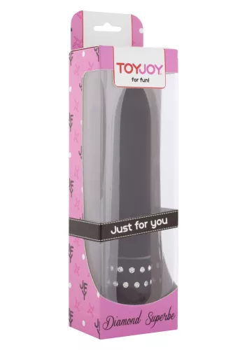 Vibro Diamond Superbe 15cm Fekete