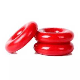 3 Chubby Red kakasgyűrű készlet