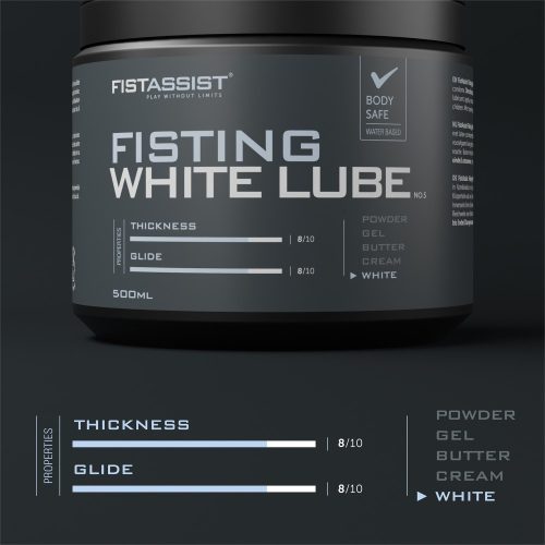 Fist Assist Fisting White Lube 500ml