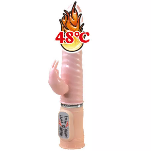 BAILE - Heat Fire Bunny – 10 fokozatú hőmérsékletes vibrátor