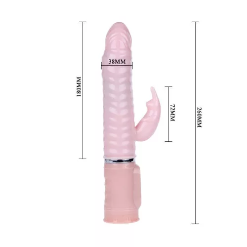 BAILE - Heat Fire Bunny – 10 fokozatú hőmérsékletes vibrátor