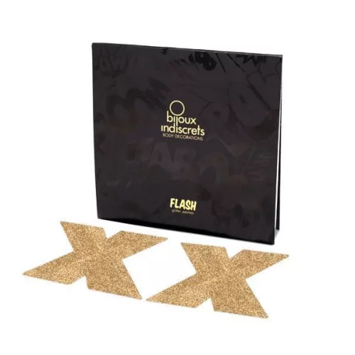 BIJOUX - INDISCRETS FLASH CROSS GOLD MELLBIMBÓFEDŐK