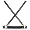 Bijoux Indiscrets Maze - érzéki testharness fekete színben