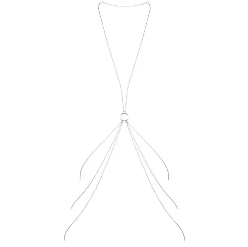 Bijoux - elegáns testlánc ezüst színben