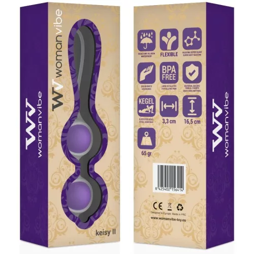 WOMANVIBE - KEISY II SZILIKON LABDÁK