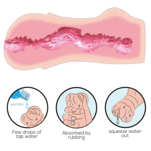 CRAZY BULL – VÍZ BŐRŰ VAGINA MASZTURBÁTOR