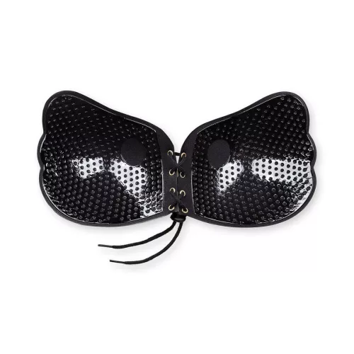 BYE-BRA – csipkés push-up melltartó Fekete C-kupás