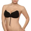 BYE-BRA – csipkés push-up melltartó Fekete C-kupás
