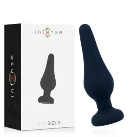 INTENSE - ANAL PLUG PIPO FEKETE SZILIKON 9,8 CM