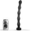ALL BLACK - 32 cm anal golyós dugó prémium élményhez
