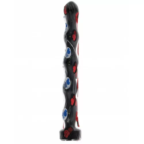 ALL BLACK - 32 cm anal golyós dugó prémium élményhez