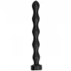 ALL BLACK - 32 cm anal golyós dugó prémium élményhez