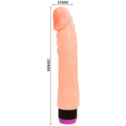 BAILE - TERMÉSZETES, RUGALMAS, VALÓSÁGHŰ VIBRÁTOR 24 CM
