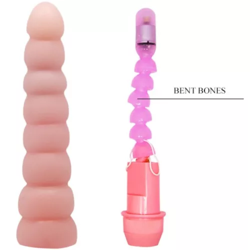 BAILE - FLEXI VIBE ÉRZÉKI GERINC RUGALMAS VIBRÁTOR 19 CM