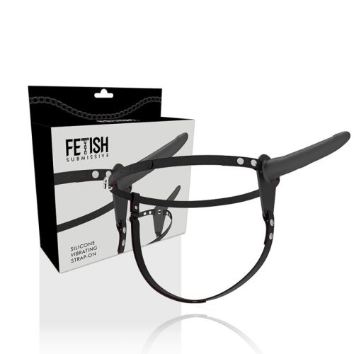 FETIS ALÁRENDELT HEVER - FEKETE SZILIKON VIBRÁTOR 15 CM