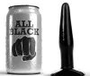 ALL BLACK - Prémium fekete anális dugó 11 cm