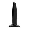 ALL BLACK - Prémium fekete anális dugó 11 cm
