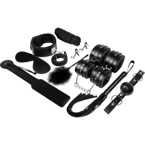 EXPERIENCE – prémium BDSM fetiszkészlet fekete színben