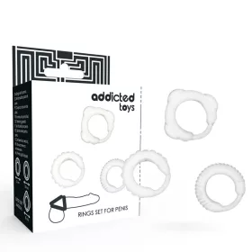 ADDICTED TOYS - átlátszó C-gyűrű készlet