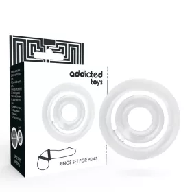   ADDICTED TOYS - átlátszó péniszgyűrű a potencia fokozására