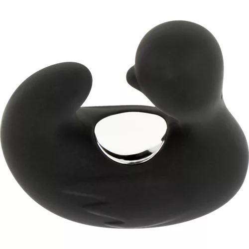 BLACK&SILVER - DUCKYMANIA ÚJRATÖLTHETŐ SZILIKON STIMULÁLÓ KACSA GYŰK